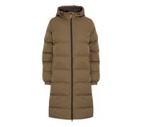 Langmantel NORTH BEND "Langmantel NBElla W", Damen, Gr. 42, braun (tarmac), Obermaterial: 100% Polyester PES., Mäntel (51438707-42) tarmac