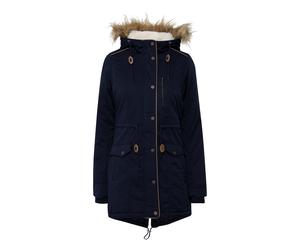 Langmantel OXMO "Parka OXAnna", Damen, Gr. L, blau (insignia b), Obermaterial: 65% Polyester PES. 35% Baumwolle CO., Mäntel (82756253-L) insignia b