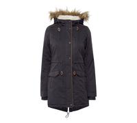 Langmantel OXMO "Parka OXAnna", Damen, Gr. L, grau (dunkelgrau), Obermaterial: 65% Polyester PES. 35% Baumwolle CO., Mäntel (87263001-L) dunkelgrau