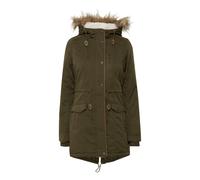 Langmantel OXMO "Parka OXAnna", Damen, Gr. L, grün (ivy grün), Obermaterial: 65% Polyester PES. 35% Baumwolle CO., Casual, Mitte Oberschenkel, Mäntel (77579456-L) ivy grün