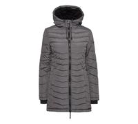 Langmantel OXMO "Parka OXNelly", Damen, Gr. M, grau (smoked pearl), Obermaterial: 65% Nylon NY. 35% Polyester PES., Mäntel (87978922-M) smoked pearl