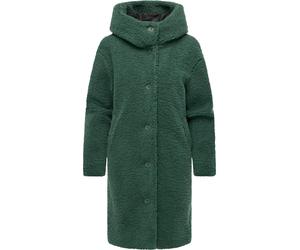 Langmantel RAGWEAR "Joonie YOUMODO", Damen, Gr. XXL (44), flaschengrün, Obermaterial: 100% Polyester. Innenfutter: 100% Polyester, gerade knieumspielend, hoch geschlossener Ausschnitt, Ärmel ohne Ärme