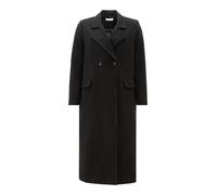 Langmantel RICANO "Mantel Alberta", Damen, Gr. S, schwarz, Obermaterial: 80% Polyester PES. 20% Wolle WO. Futter: 100% Polyester PES., schmal, V-Ausschnitt, Mäntel, Handgefertigt, Made in Italy (44494