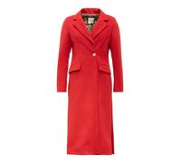 Langmantel RICANO "Mantel Grazia", Damen, Gr. M, rot, Obermaterial: 100% Polyester PES. Futter: 100% Polyester PES., figurbetont, V-Ausschnitt, Mäntel, Handgefertigt, Made in Italy (93113536-M) rot