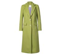Langmantel RICANO "Mantel Ilaria", Damen, Gr. M, grün, Obermaterial: 93% Polyester PES. 7% Viskose CV. Futter: 100% Polyester PES., normal, tiefer V-Ausschnitt, Mäntel, Handgefertigt, Made in Italy (6