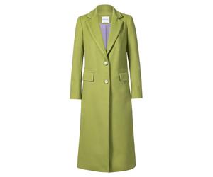 Langmantel RICANO "Mantel Ilaria", Damen, Gr. M, grün, Obermaterial: 93% Polyester PES. 7% Viskose CV. Futter: 100% Polyester PES., normal, tiefer V-Ausschnitt, Mäntel, Handgefertigt, Made in Italy (6