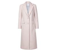 Langmantel RICANO "Mantel Ilaria", Damen, Gr. S, rosa, Obermaterial: 93% Polyester PES. 7% Viskose CV. Futter: 100% Polyester PES., normal, tiefer V-Ausschnitt, Mäntel, Handgefertigt, Made in Italy (1