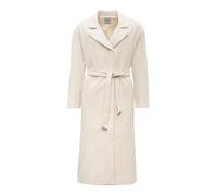 Langmantel RICANO "Mantel Miriam", Damen, Gr. M, weiß, Obermaterial: 100% Polyester PES. Futter: 100% Polyester PES., normal, V-Ausschnitt, Mäntel, Handgefertigt, Made in Italy (81422041-M) weiß