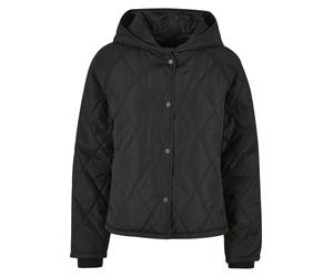 Langmantel URBAN CLASSICS "Urban Classics Damen", Damen, Gr. 5XL, schwarz, 100% Polyester, unifarben, oversize, ohne Ausschnitt, Jacken (24766028-5XL) schwarz