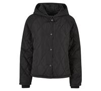 Langmantel URBAN CLASSICS "Urban Classics Damen", Damen, Gr. XS, schwarz, 100% Polyester, unifarben, oversize, ohne Ausschnitt, Jacken (24766028-XS) schwarz