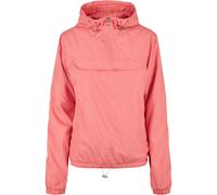 Langmantel URBAN CLASSICS "Urban Classics Damen Ladies Basic Pull Over Jacket", Damen, Gr. XS, pale pink, 100% Polyester, Mäntel (40672361-XS) pale pink