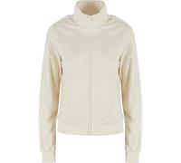 Langmantel URBAN CLASSICS "Urban Classics Damen Ladies Retro Track Jacket", Damen, Gr. XL, beige (sandweiß), 100% Polyester, Mäntel (35457124-XL) sandweiß