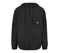 Langmantel URBAN CLASSICS "Urban Classics Herren Commuter Parka", Herren, Gr. M, schwarz, 100% Polyamid, Mäntel (56976358-M) schwarz