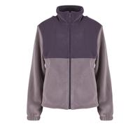 Langmantel URBAN CLASSICS "Urban Classics Ladies Double Polarfleece Jacket", Damen, Gr. XL, lilanight, fadedlila, 94% Polyester, 6% Elasthan, Mäntel (25918857-XL) lilanight, fadedlila