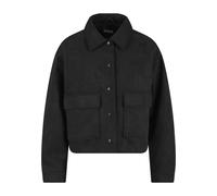Langmantel URBAN CLASSICS "Urban Classics Ladies Soft Touch Jacket", Damen, Gr. M, schwarz, 94% Polyester, 6% Elasthan, Mäntel (58223437-M) schwarz