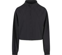 Langmantel URBAN CLASSICS "Urban Classics Ladies Sports Jacket Ladies Sports Jacket", Damen, Gr. XS, schwarz, 75% Polyimid, 25% Elasthan, Mäntel (46022256-XS) schwarz