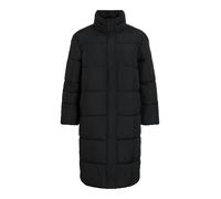 Langmantel VILA "VIPUFF L/S PUFFER COAT/PB", Damen, Gr. 38, schwarz (schwarz beauty), Web, Obermaterial: 100% Polyester, unifarben, regular fit ca. Mitte Wade, Mäntel (86226765-38) schwarz beauty