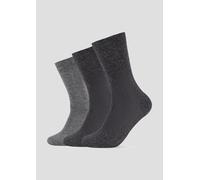 s.Oliver Unisex-Socken 3 Paar grau 39 - 42