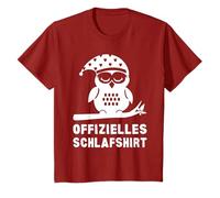 Langschläfer Morgenmuffel Eule Geschenkidee Schlafshirt Pyjama Schlafanzug Nachthemd Eule T-Shirt Schwarz S Klassisch geschnitten V-Ausschnitt Kurzarm Polyester 100% Damen Mädchen Frauen