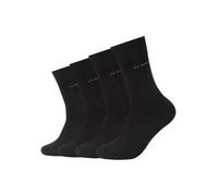 Langsocken CAMANO "ca-soft", Herren, Gr. 36-40, schwarz (blavk), Baumwolle, Elasthan, Polyamid, Viskose, unifarben, Socken, mit dezentem Logodruck (57529466-36) blavk