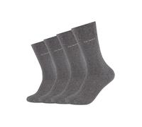 Langsocken CAMANO "ca-soft", Mädchen, Gr. 43-46, grau (dunkelgrau melange), Elasthan, Polyamid, Viskose, unifarben, normal, Socken, verstärkte Ferse und Spitze (93585200-43) dunkelgrau melange