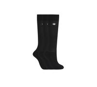 Langsocken G-STAR "MYSTIC, SLOUCHY SOCKS", Damen, Gr. 39-42, schwarz, Baumwollmischung, unifarben, locker geschoppt, Socken, mit Logostickerei (76183422-39) schwarz