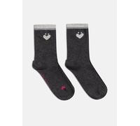 Langsocken LIEBLINGSSTÜCK "KellyEP - 3er Pack Regular Socken", Damen, Gr. 35-38, anthra, Baumwolle, Elasthan, Polyamid, metallisierte Fasern, normal, Socken, mit Baumwoll-Anteil (79427206-35) anthra