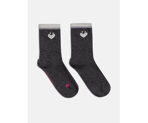 Langsocken LIEBLINGSSTÜCK "KellyEP - 3er Pack Regular Socken", Damen, Gr. 39-42, anthra, Baumwolle, Elasthan, Polyamid, metallisierte Fasern, normal, Socken, mit Baumwoll-Anteil (79427206-39) anthra