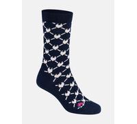 Langsocken LIEBLINGSSTÜCK "Lovely Socks "AudreyEP" aus Baumwollmix", Damen, Gr. 35-38, 490, navy, Baumwolle, Elasthan, Polyamid, normal, Socken, mit Baumwoll-Anteil (41445423-35) 490, navy
