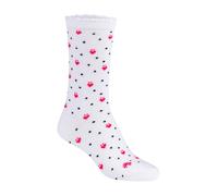 Langsocken LIEBLINGSSTÜCK "Lovely Socks "DorothyEP" aus Baumwollmix", Damen, Gr. 39-42, 100, weiß, Baumwolle, Elasthan, Polyamid, normal, Socken, mit Baumwoll-Anteil (85538715-39) 100, weiß
