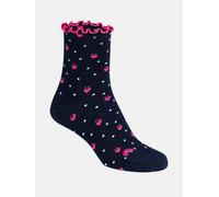 Langsocken LIEBLINGSSTÜCK "Lovely Socks "DorothyEP" aus Baumwollmix", Damen, Gr. 39-42, 490, navy, Baumwolle, Elasthan, Polyamid, normal, Socken, mit Baumwoll-Anteil (13860531-39) 490, navy