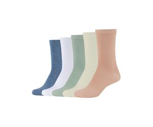 Langsocken S.OLIVER "originals", Herren, Gr. 35-38, pink (pink sand), Baumwollmischung, unifarben, Socken, mit Elasthan-Anteil (54776625-35) pink sand