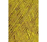 LangYarns 50g Marlene - Farbe: 50 - senf - Fein und glänzend, durchbrochen mit zarten Noppen aus hochwertiger Baumwolle.