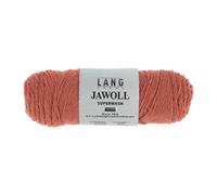 Sockenwolle JAWOLL Superwash von Lang Yarns, Braunorange, aus Schurwolle