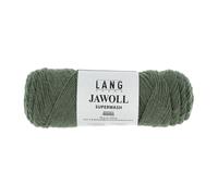 Lang Yarns Sockenwolle Jawoll Superwash 50 g mit innenliegendem 5 g Beilaufgarn Olive (0098)