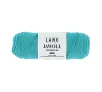Sockenwolle JAWOLL Superwash von Lang Yarns, Türkis dunkel, aus Schurwolle