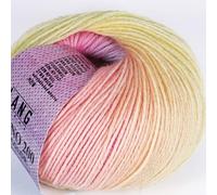 Merino 200 Bébé Color von LANG Yarns, Bunt Rosa/Blau/Gelb, aus Schurwolle