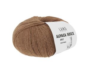 LangYarns Wolle Alpaca Soxx 100 g braun melange