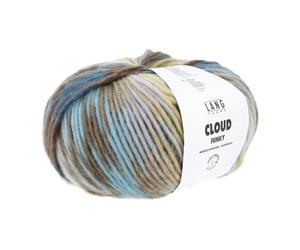 LangYarns Wolle Cloud Funky 100g pflaume grau marine messing