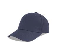 LANGZHEN Baumwolle Outdoor Kleinkind Mädchen Jungen Plain Baseball Cap Baby Infant Strukturierte Verstellbare Hut für Kinder Sonnenhut (S-Navy blau)