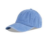 LANGZHEN Unisex Baseball Cap 100% Baumwolle Fits Männer Frauen Washed Denim Einstellbare Papa Hut (Sky Blue, One Size)