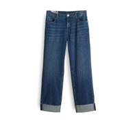 Opus Fashion Jeans LANI TURN UP Straight Fit Damen Blau 34/L26