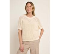 LANIUS Boucle Pullunder (GOTS) aus Bio-Baumwolle creme 44