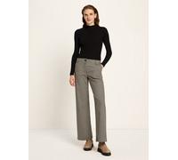 LANIUS Hahnentritt Marlenehose (GOTS) black/ off white 38