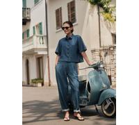 LANIUS Jeans mit Bundfalte (GOTS) aus Bio-Baumwolle mid blue denim