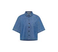 LANIUS Jeansshirt (GOTS) aus Bio-Baumwolle mid blue denim 38