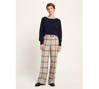 LANIUS Karo Marlenehose blue multicolor 40