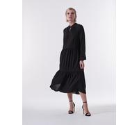 LANIUS Maxikleid aus LENZING ECOVERO black 40