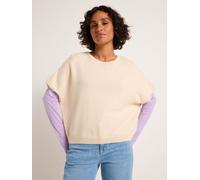 LANIUS Pullunder aus Bio-Schurwolle und Bio-Baumwolle off white 34