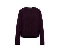 LANIUS Strickjacke Boxy Fit dunkelrot | 40